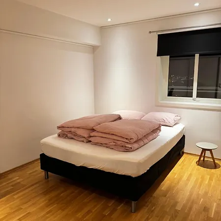 Apartment Sentrumsnaer Med Fantastisk Utsikt Tromso